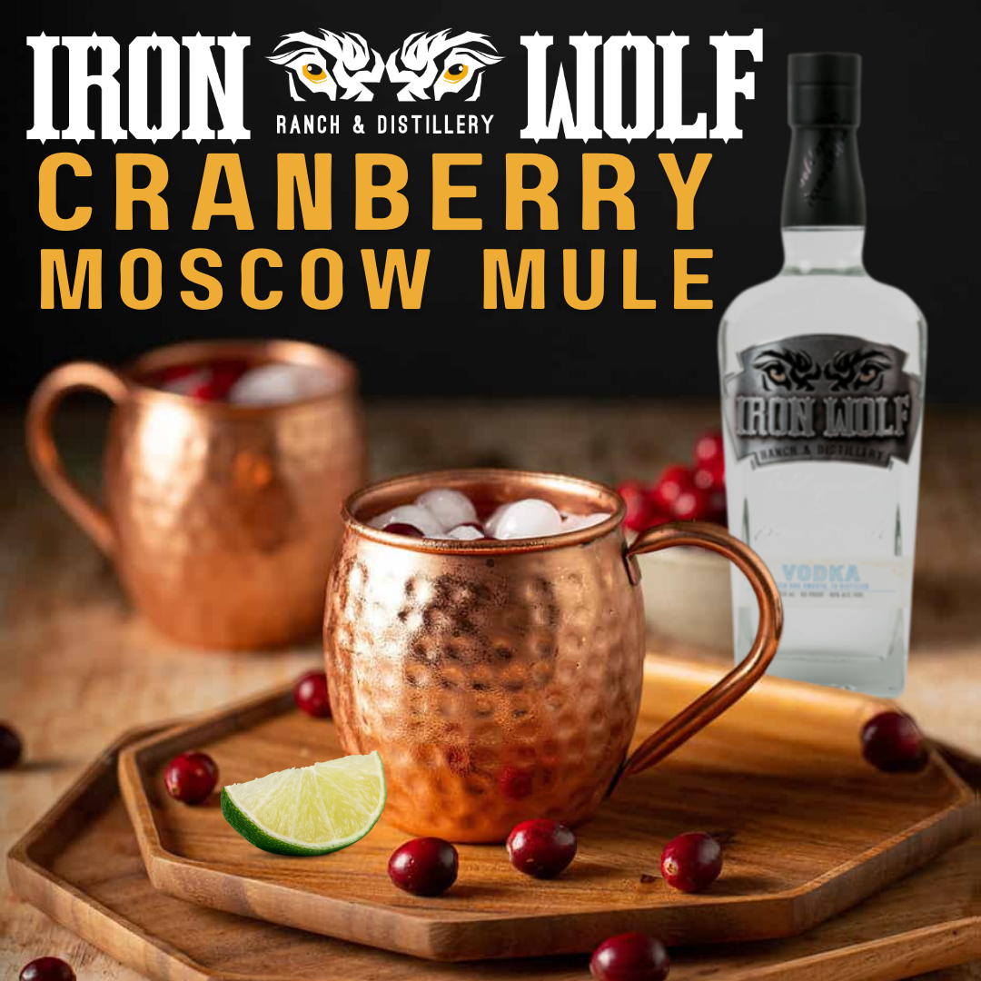 Cranberry Moscow Mule Punch - Vodka