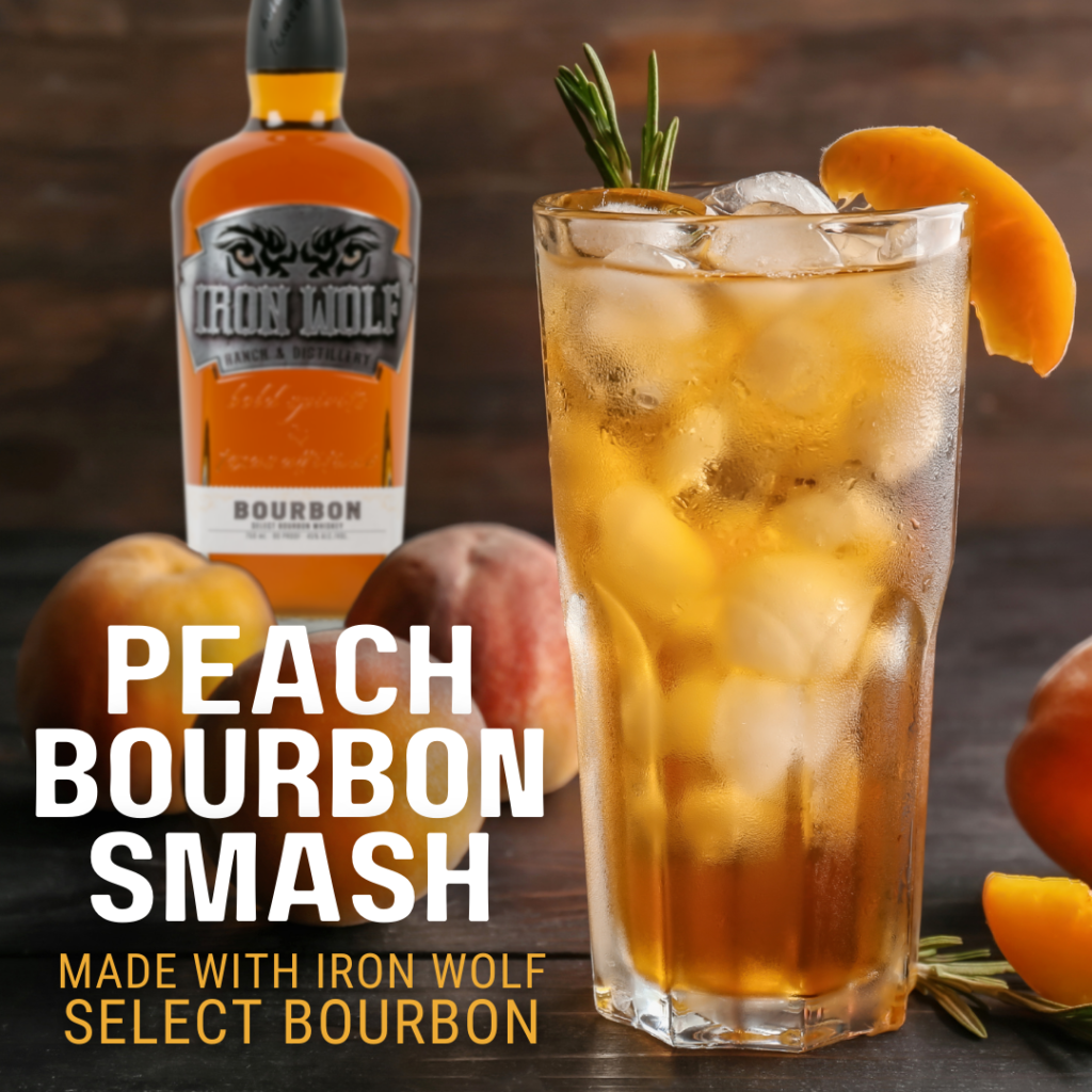 Peach Bourbon Smash