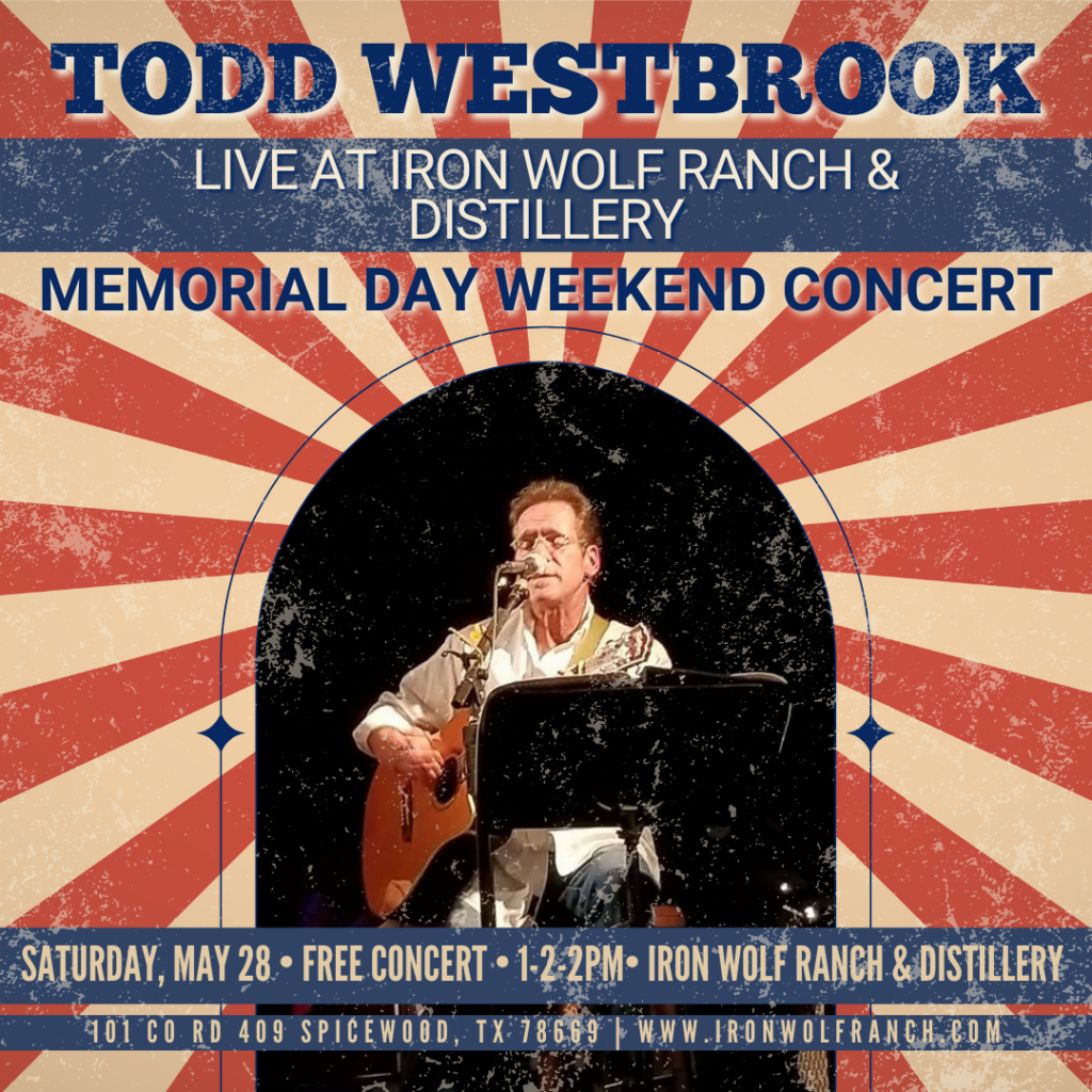 Todd Westbrook live at Iron Wolf May 28 12-2pm