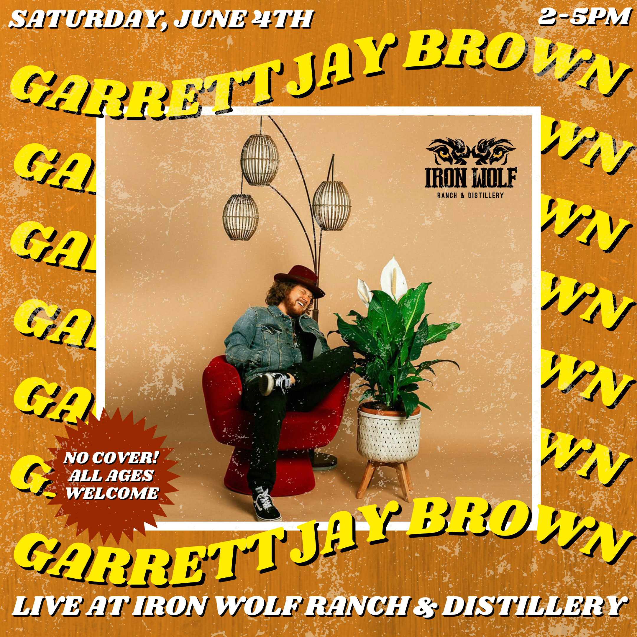 Garret J. Brown live at Iron Wolf June 4