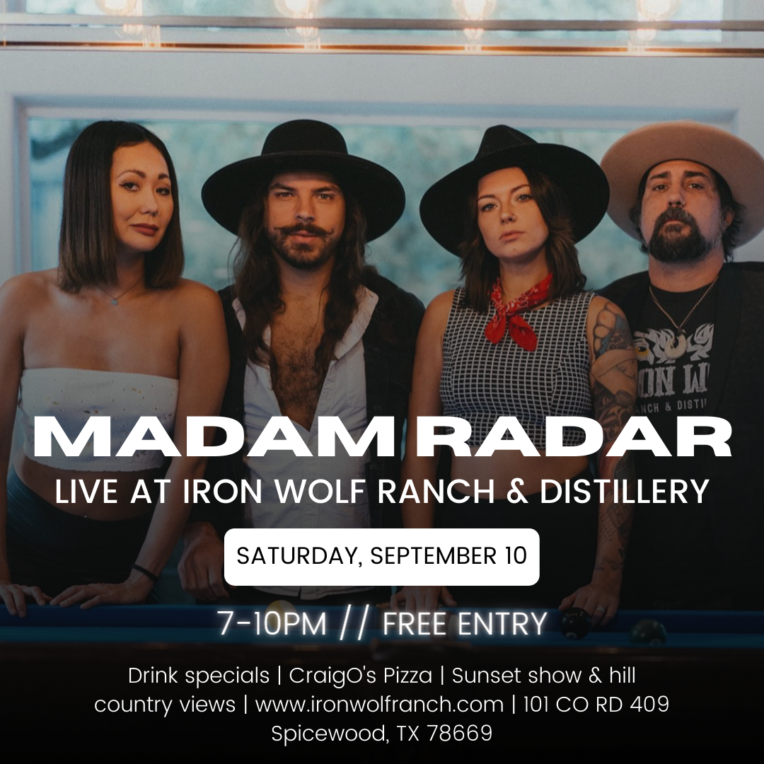 Madam Radar concert promo live at Iron Wolf September 10