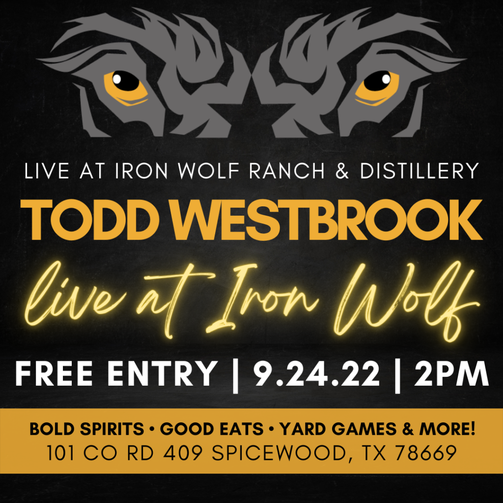 Todd Westbrook live at Iron Wolf September 24