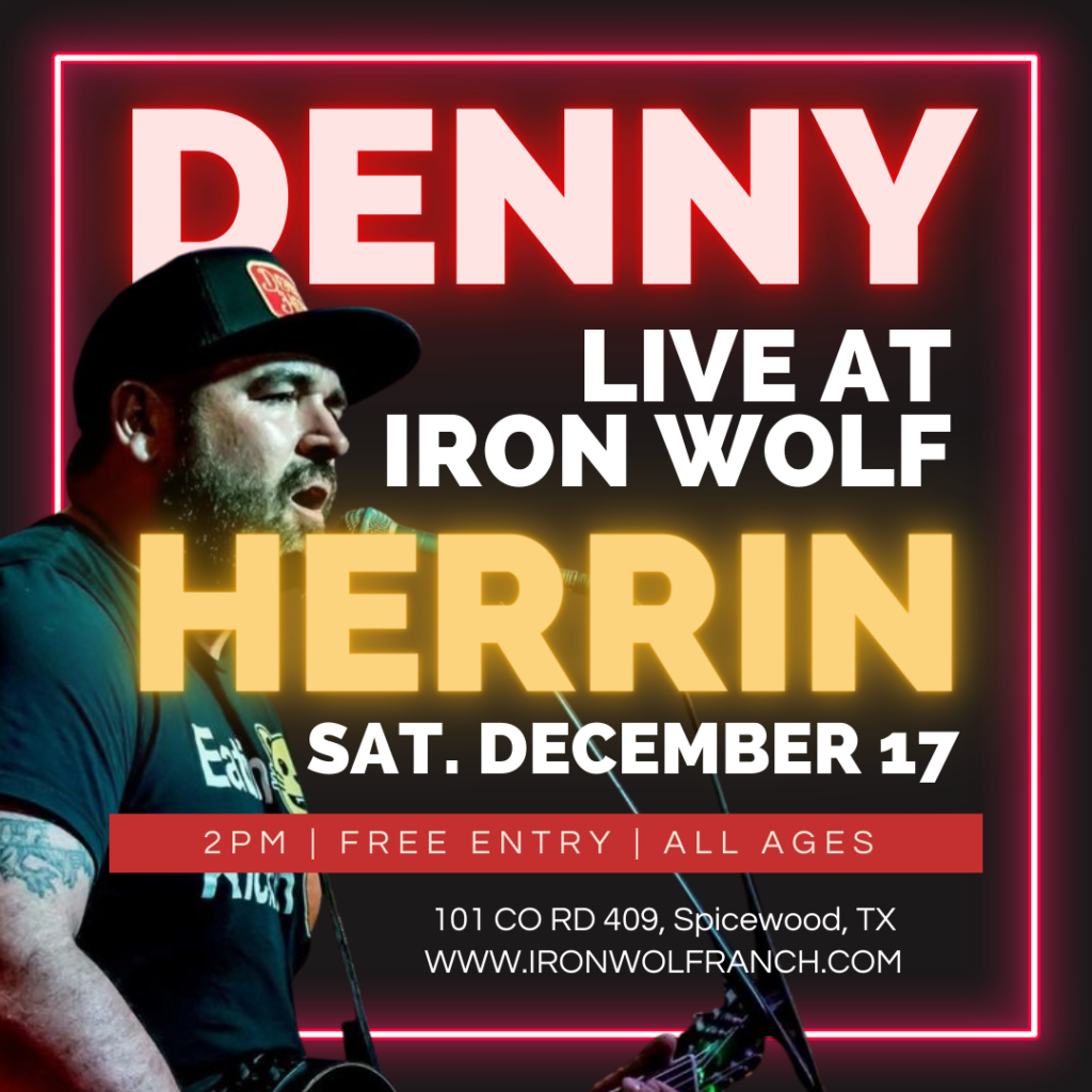 Denny Herrin live at Iron Wolf December 17th