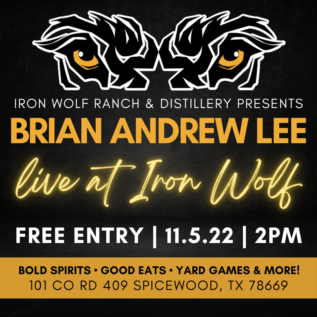 Brian Lee live at Iron Wolf on November 5