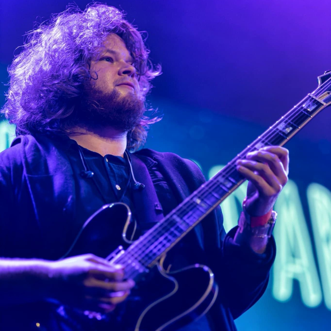 Singer & songwriter Garrett Jay Brown performing on stage