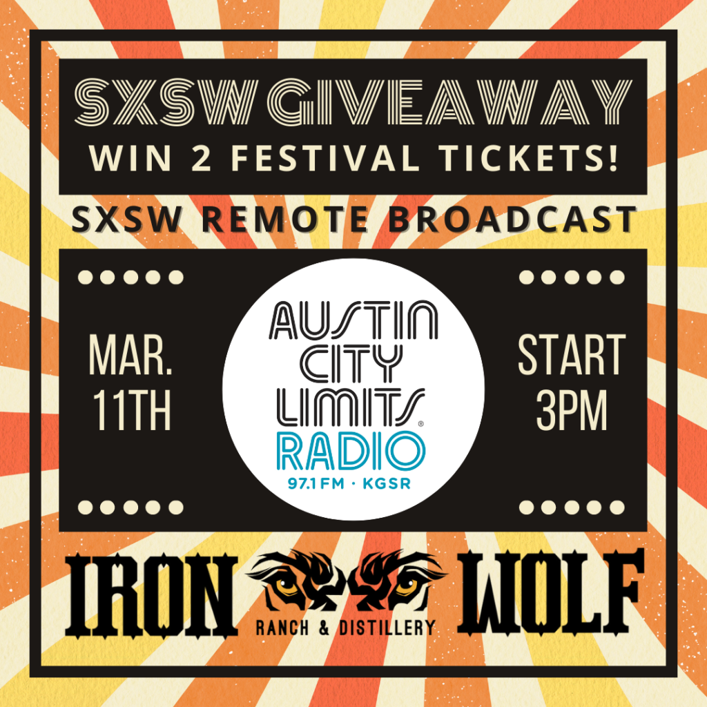 Promo image for ACL Radio's live remote broadcast at Iron Wolf on March 11 3-5pm