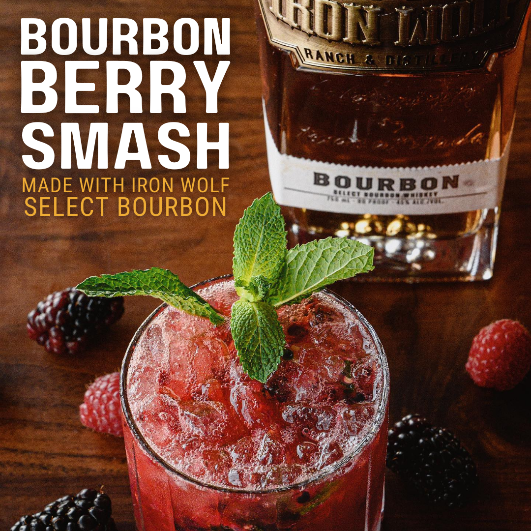 Bourbon Berry Smash