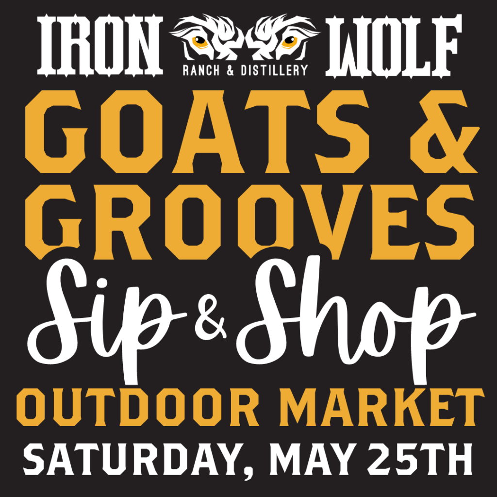 May 25 - Goats and grooves sip & shop