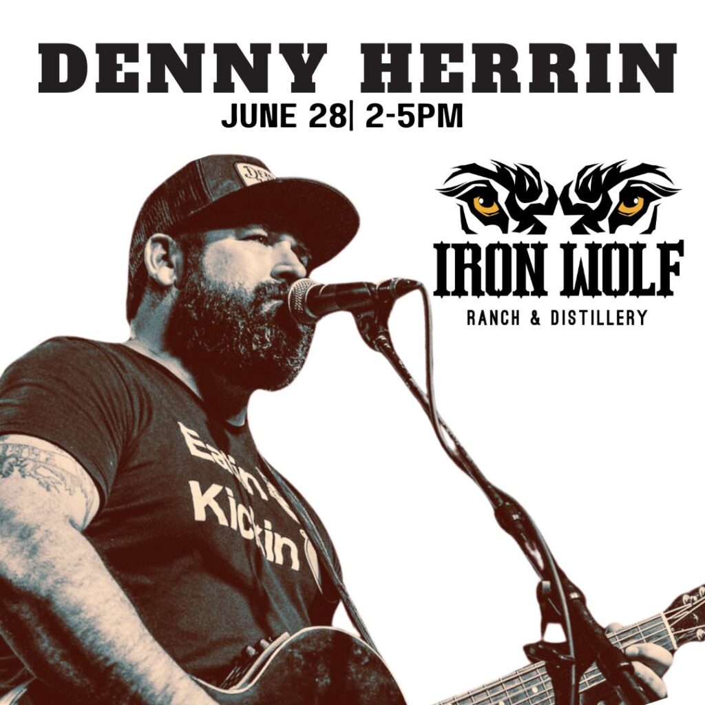Denny Herrin (1) Texas country artist Denny Herrin sings live at Iron Wolf Distillery in Spicewood, TX.
