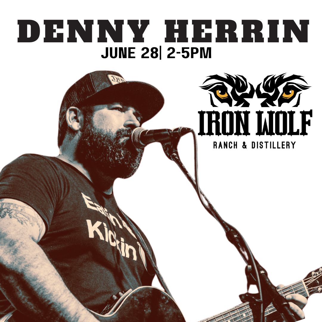Texas country artist Denny Herrin sings live at Iron Wolf Distillery in Spicewood, TX.