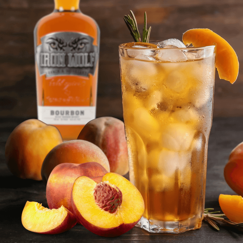 Peach Bourbon Smash