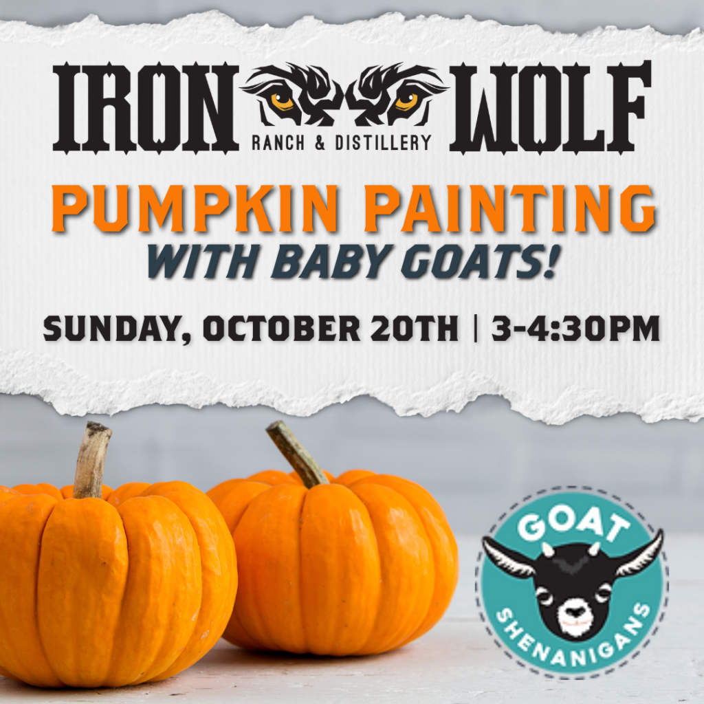 Oct. 20 - Pumpkin Painting with Baby Goats