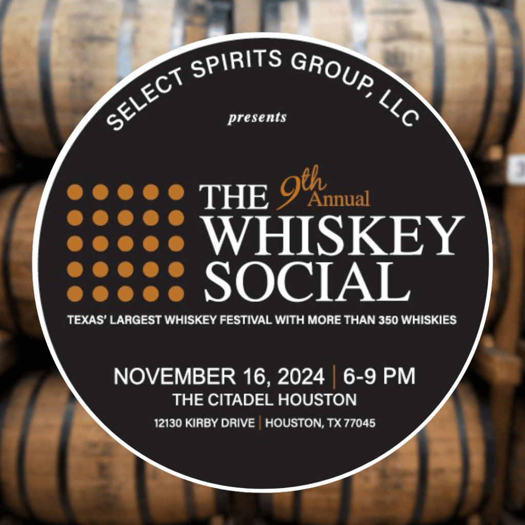 Nov. 16 - 9th Annual Houston Whiskey Social