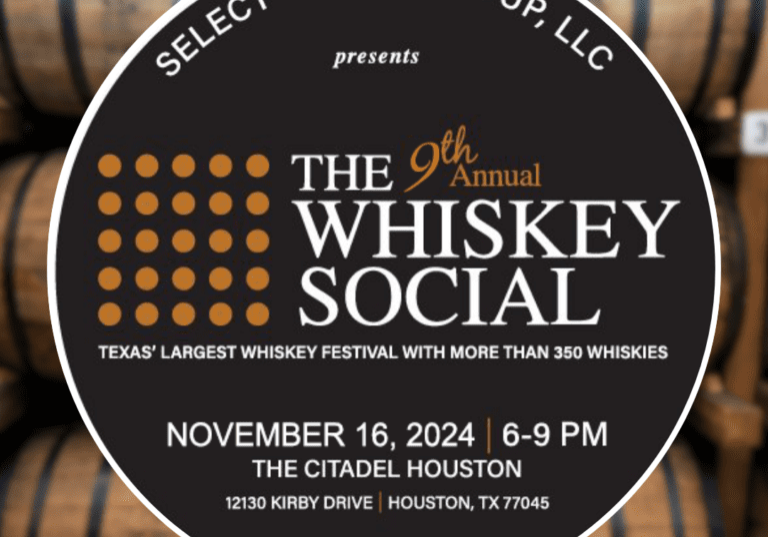 Nov. 16 - 9th Annual Houston Whiskey Social